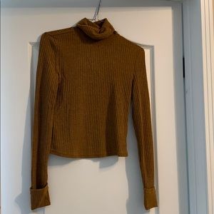 Turtleneck cropped sweater